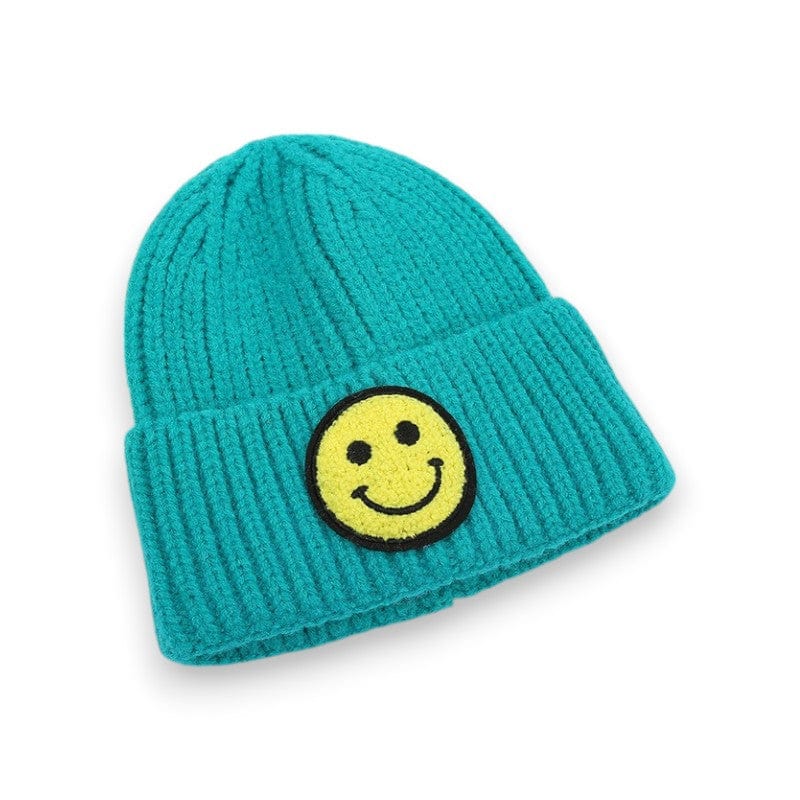 Best Day Ever Kids Baby & Toddler Hats aqua All Smiles Beanie buy online boutique kids clothing