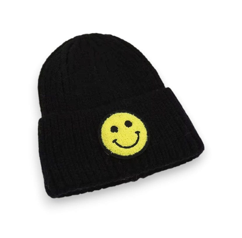 Best Day Ever Kids Baby & Toddler Hats Black All Smiles Beanie buy online boutique kids clothing