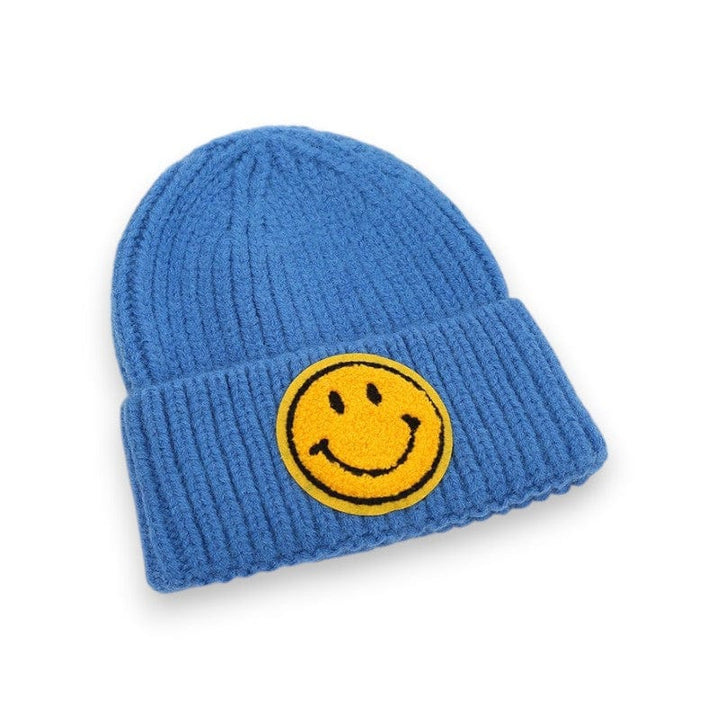 Best Day Ever Kids Baby & Toddler Hats Blue All Smiles Beanie buy online boutique kids clothing