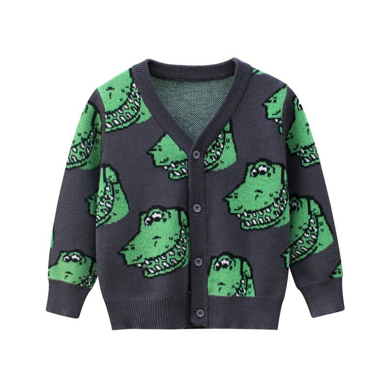 Best Day Ever Kids Baby & Toddler Outerwear Cardi-Saurus Rex buy online boutique kids clothing