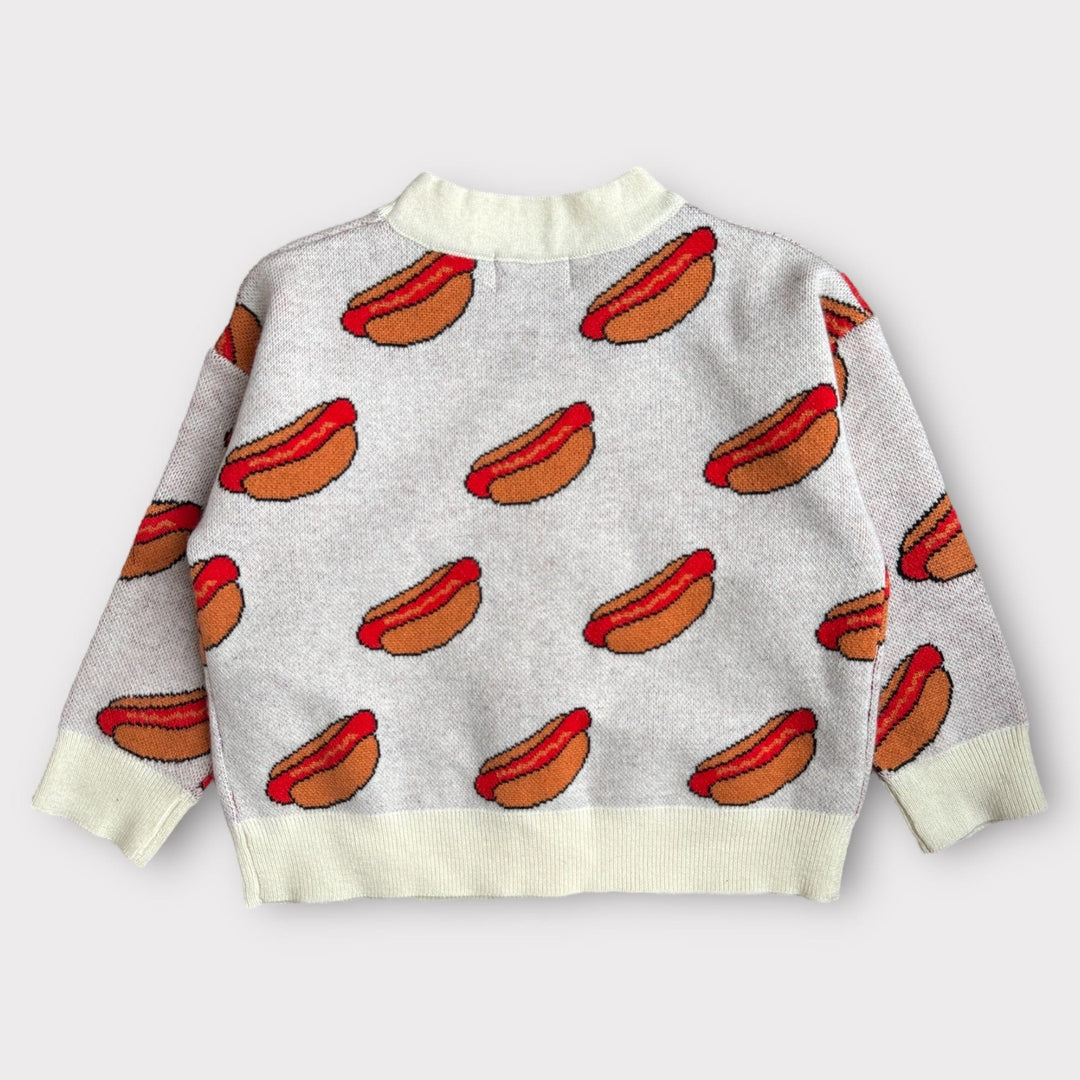 Best Day Ever Kids Baby & Toddler Outerwear Hot Dog! Cardigan buy online boutique kids clothing