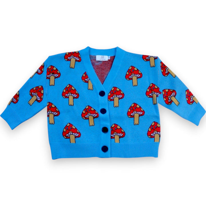 Best Day Ever Kids Baby & Toddler Outerwear Mellow Mushroom Cardigan buy online boutique kids clothing