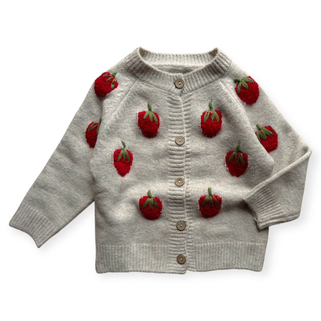 Best Day Ever Kids Baby & Toddler Outerwear Strawberry Fields Cardigan buy online boutique kids clothing