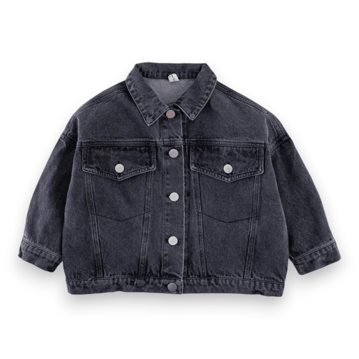 Best Day Ever Kids Baby & Toddler Outerwear The Big Happy Denim Jacket buy online boutique kids clothing