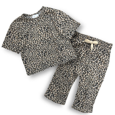 Best Day Ever Kids Baby & Toddler Outfits L is for Leopard Cropped Set buy online boutique kids clothing