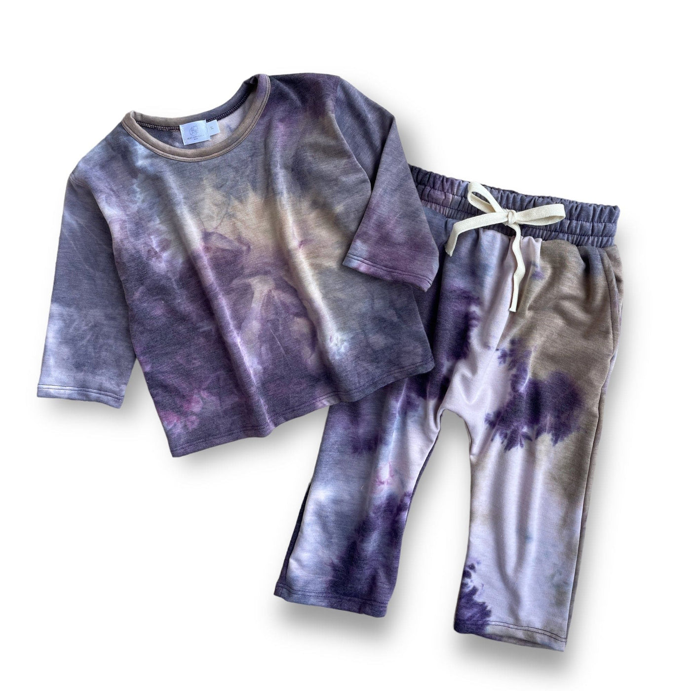 Best Day Ever Kids Baby & Toddler Outfits NYC Tie Dye Pullover Set buy online boutique kids clothing
