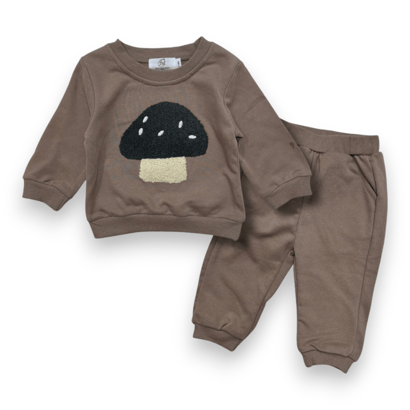 Best Day Ever Kids Baby & Toddler Outfits The Big Mushroom Sweat Set buy online boutique kids clothing