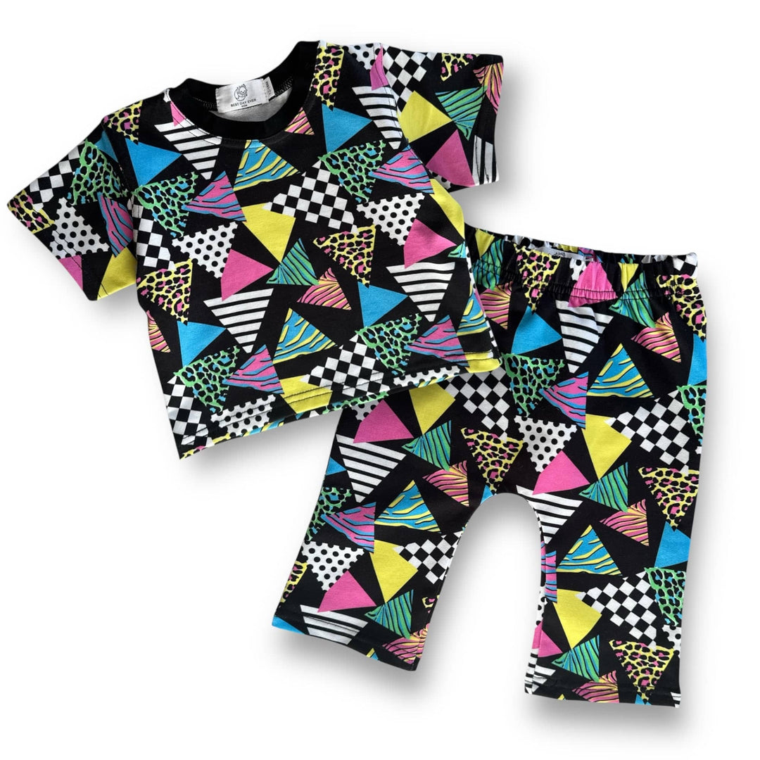 Best Day Ever Kids Baby & Toddler Outfits Totally Rad Lounge Set buy online boutique kids clothing