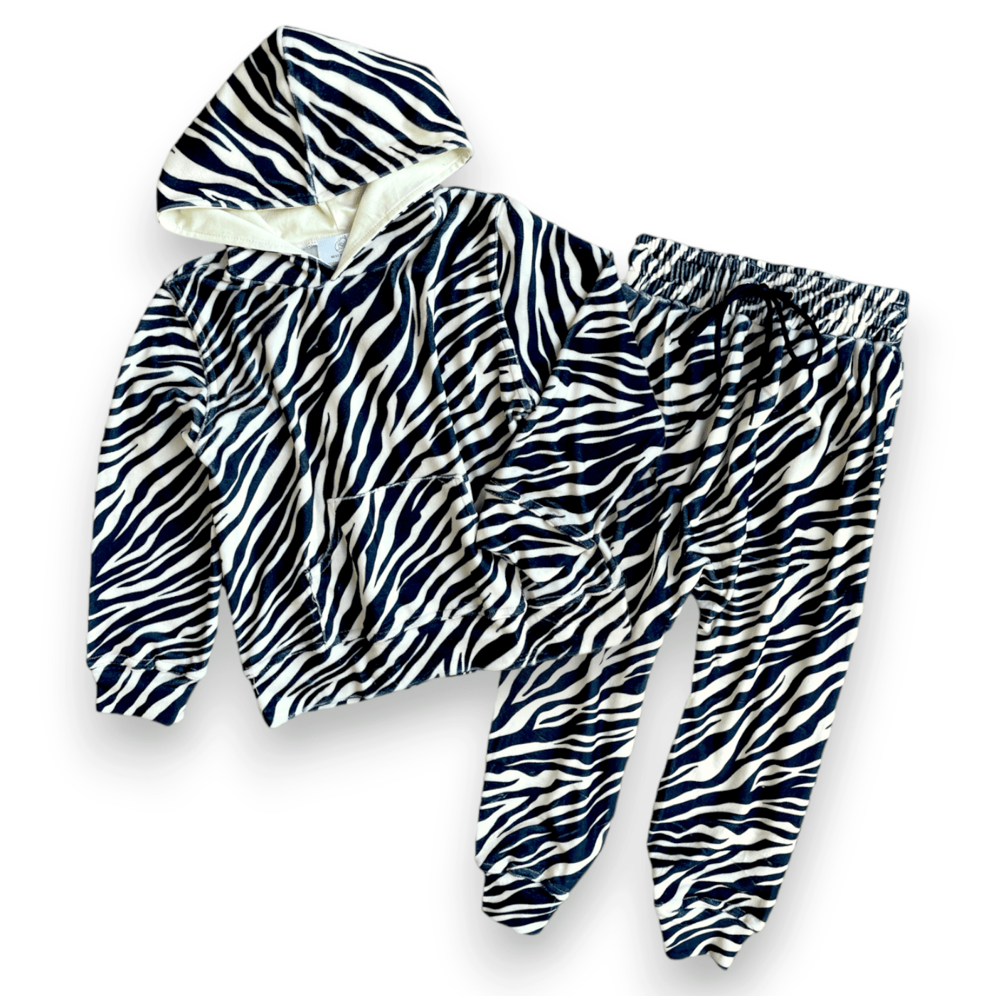Best Day Ever Kids Baby & Toddler Outfits Zebra-Cadabra Velvet Leisure Set buy online boutique kids clothing