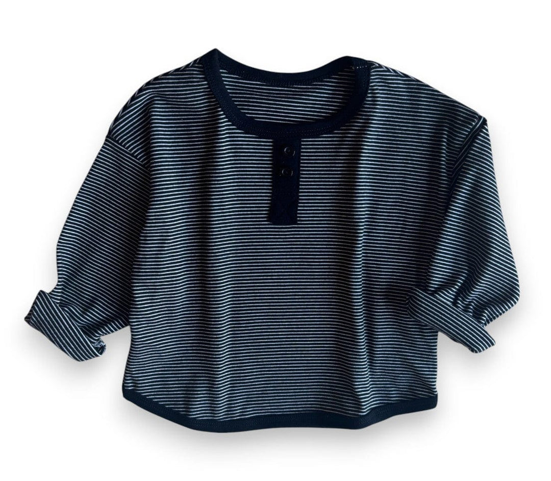 Best Day Ever Kids Baby & Toddler Tops 2T / Black Old Softy Stripe Tee buy online boutique kids clothing