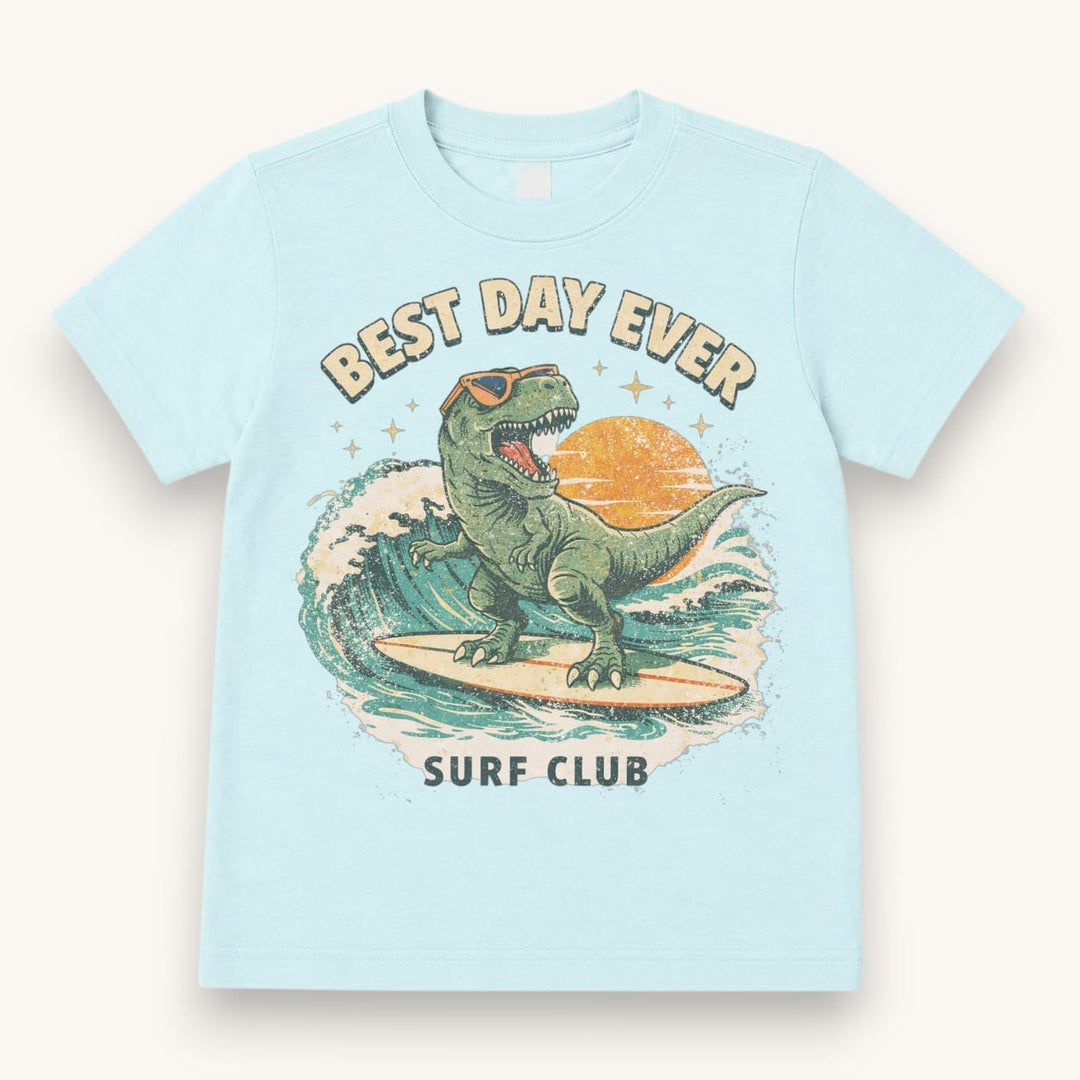 Best Day Ever Kids Baby & Toddler Tops Best Day Ever Surf Club Tee buy online boutique kids clothing