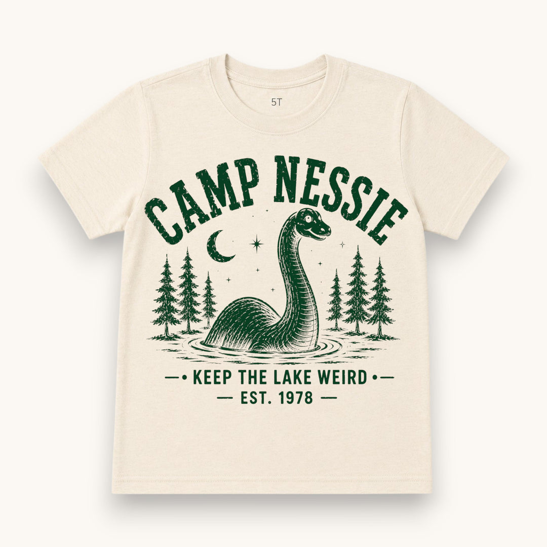 Best Day Ever Kids Baby & Toddler Tops Camp Nessie Vintage Tee buy online boutique kids clothing