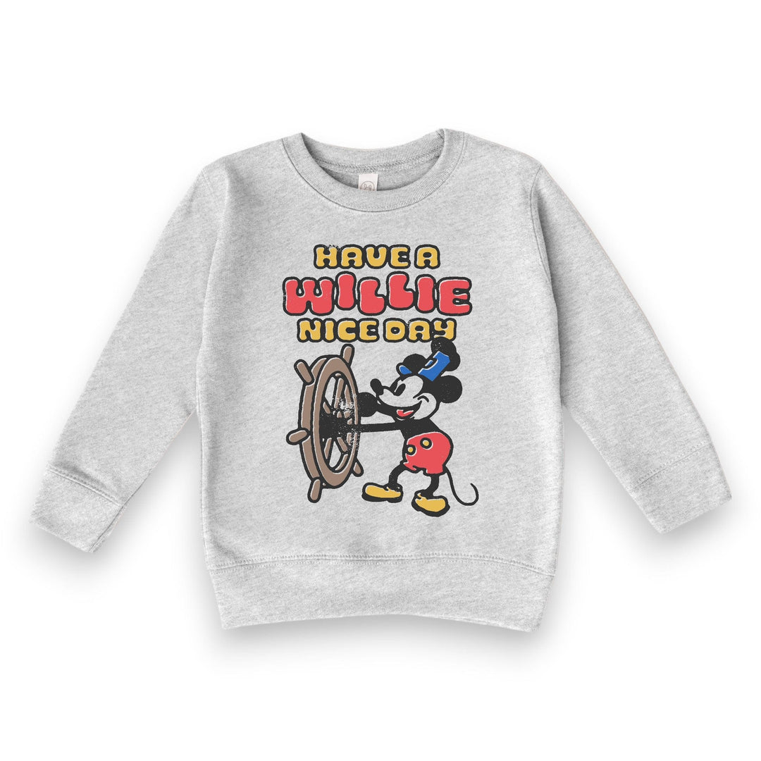 Best Day Ever Kids Baby & Toddler Tops Have A Willie Nice Day Sweatshirt buy online boutique kids clothing