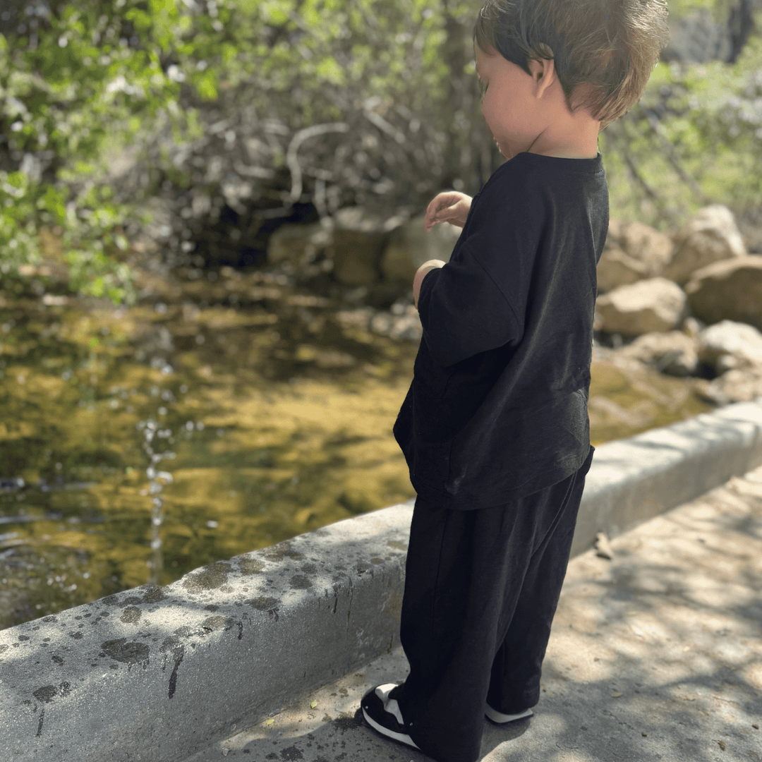 Best Day Ever Kids Baby & Toddler Tops Hudson Oversized Pocket Tee buy online boutique kids clothing