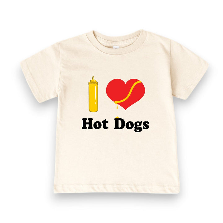 Best Day Ever Kids Baby & Toddler Tops I Love Hot Dogs Tee buy online boutique kids clothing