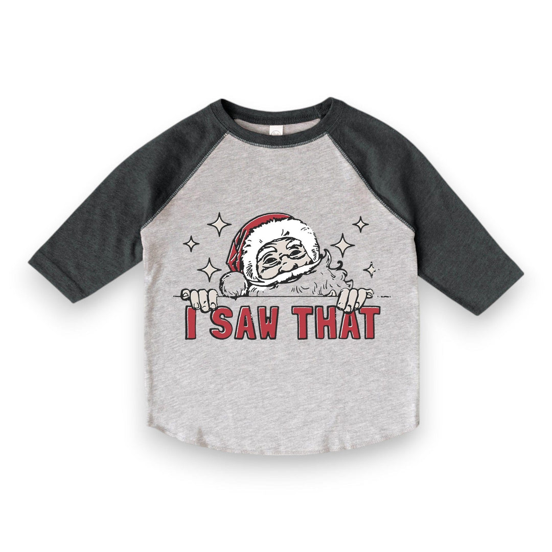 Best Day Ever Kids Baby & Toddler Tops I Saw That Raglan Tee buy online boutique kids clothing