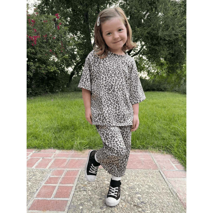 Best Day Ever Kids Baby & Toddler Tops Leopard Short Sleeve Sweat Shirt buy online boutique kids clothing