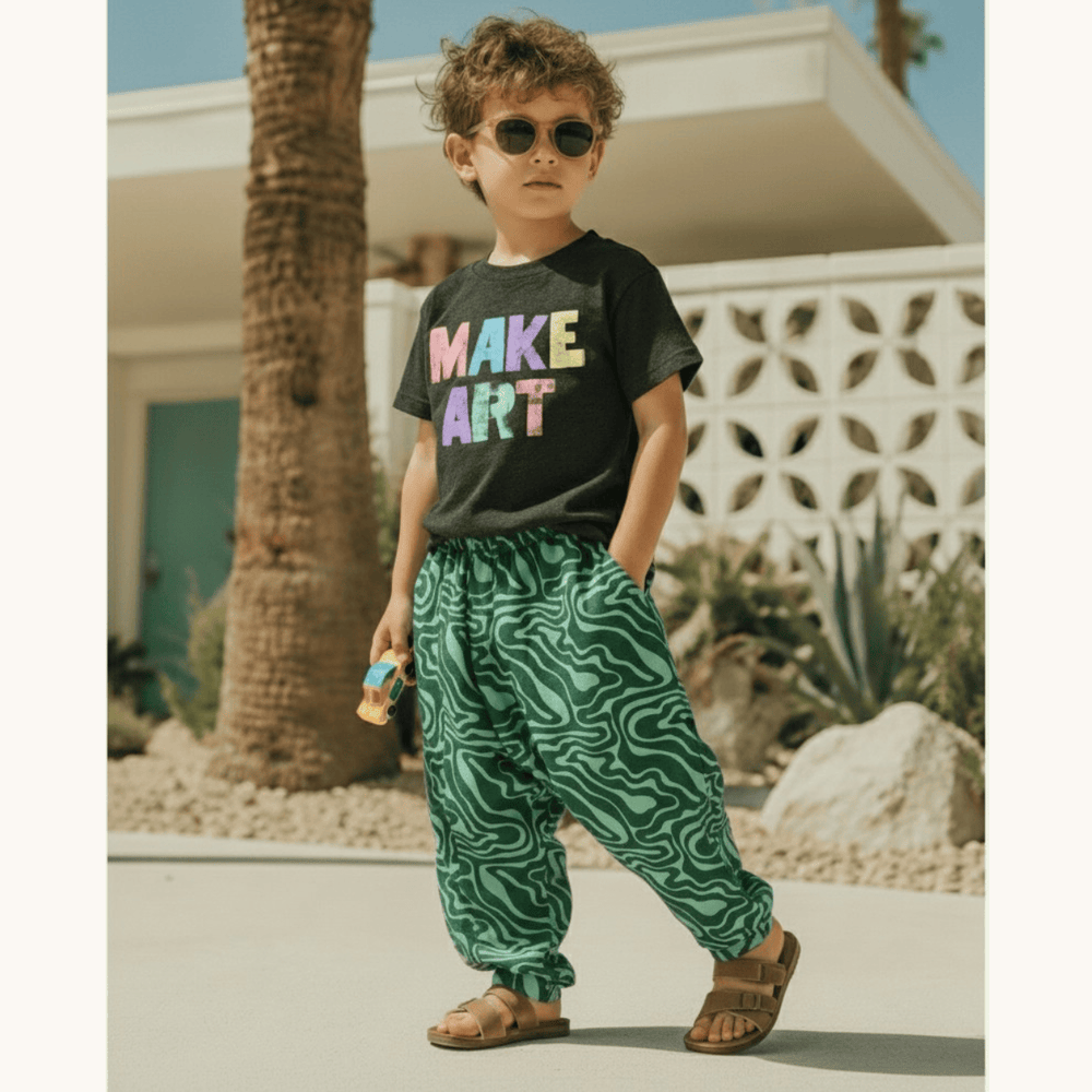 Best Day Ever Kids Baby & Toddler Tops Make Art Tee buy online boutique kids clothing