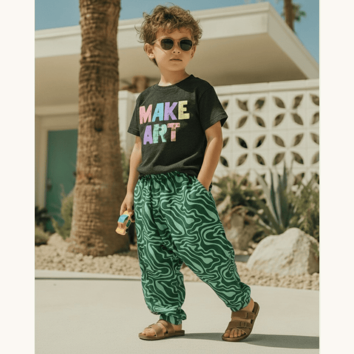 Best Day Ever Kids Baby & Toddler Tops Make Art Tee buy online boutique kids clothing