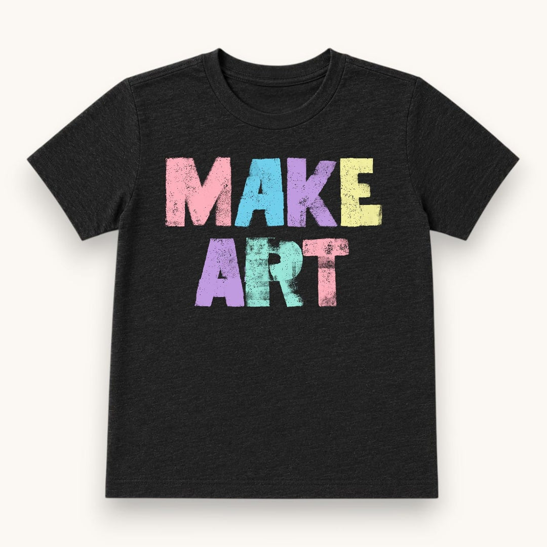 Best Day Ever Kids Baby & Toddler Tops Make Art Tee buy online boutique kids clothing