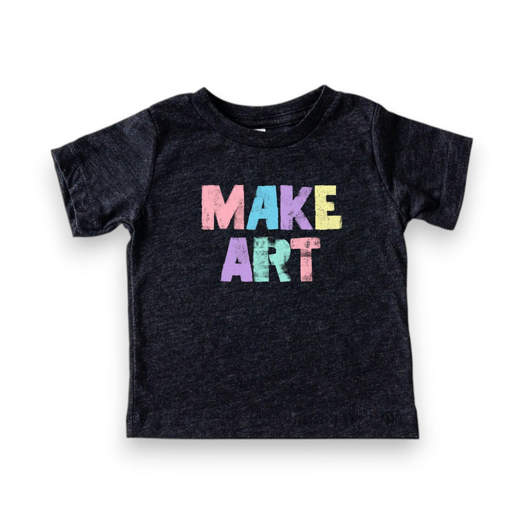 Best Day Ever Kids Baby & Toddler Tops Make Art Tee buy online boutique kids clothing