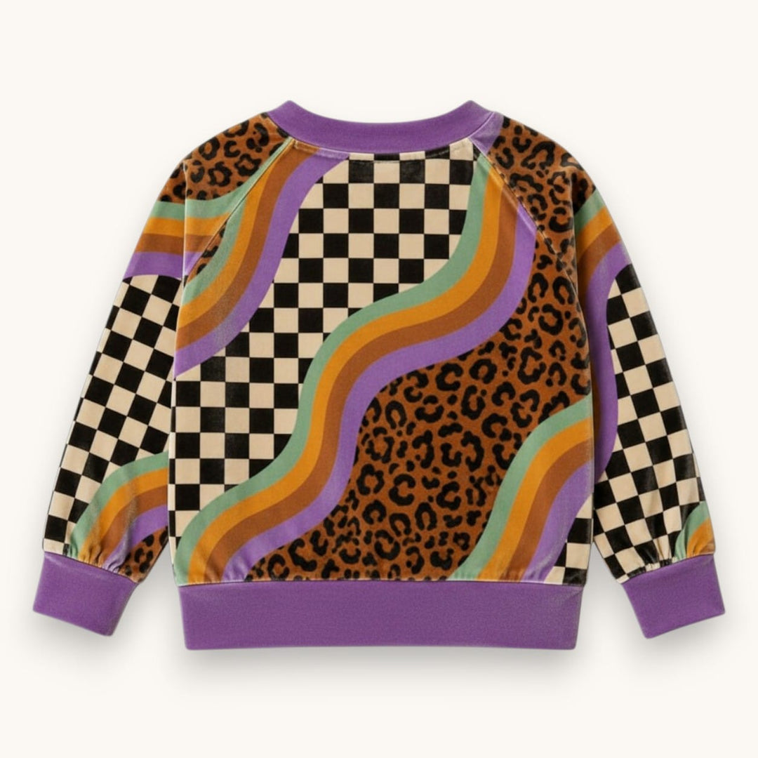 Best Day Ever Kids Baby & Toddler Tops Mixed Signals Velvet Pullover buy online boutique kids clothing