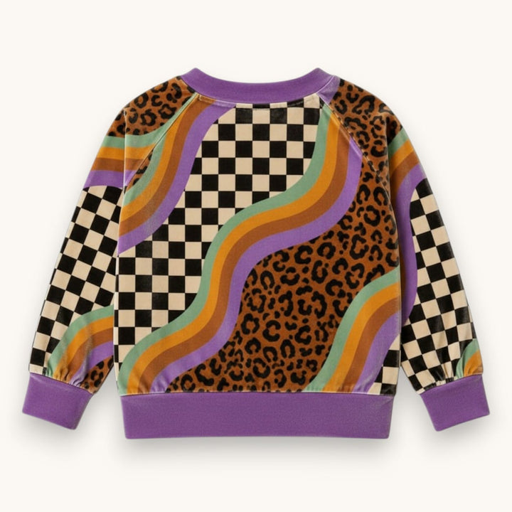 Best Day Ever Kids Baby & Toddler Tops Mixed Signals Velvet Pullover buy online boutique kids clothing