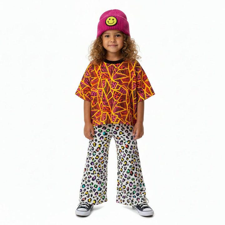 Best Day Ever Kids Baby & Toddler Tops Neon Jungle Oversized Tee buy online boutique kids clothing