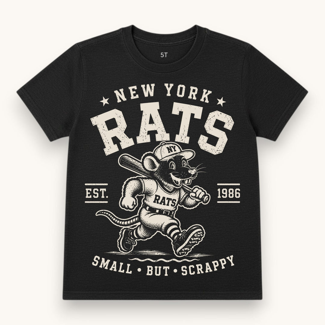 Best Day Ever Kids Baby & Toddler Tops New York Rats Vintage Tee buy online boutique kids clothing