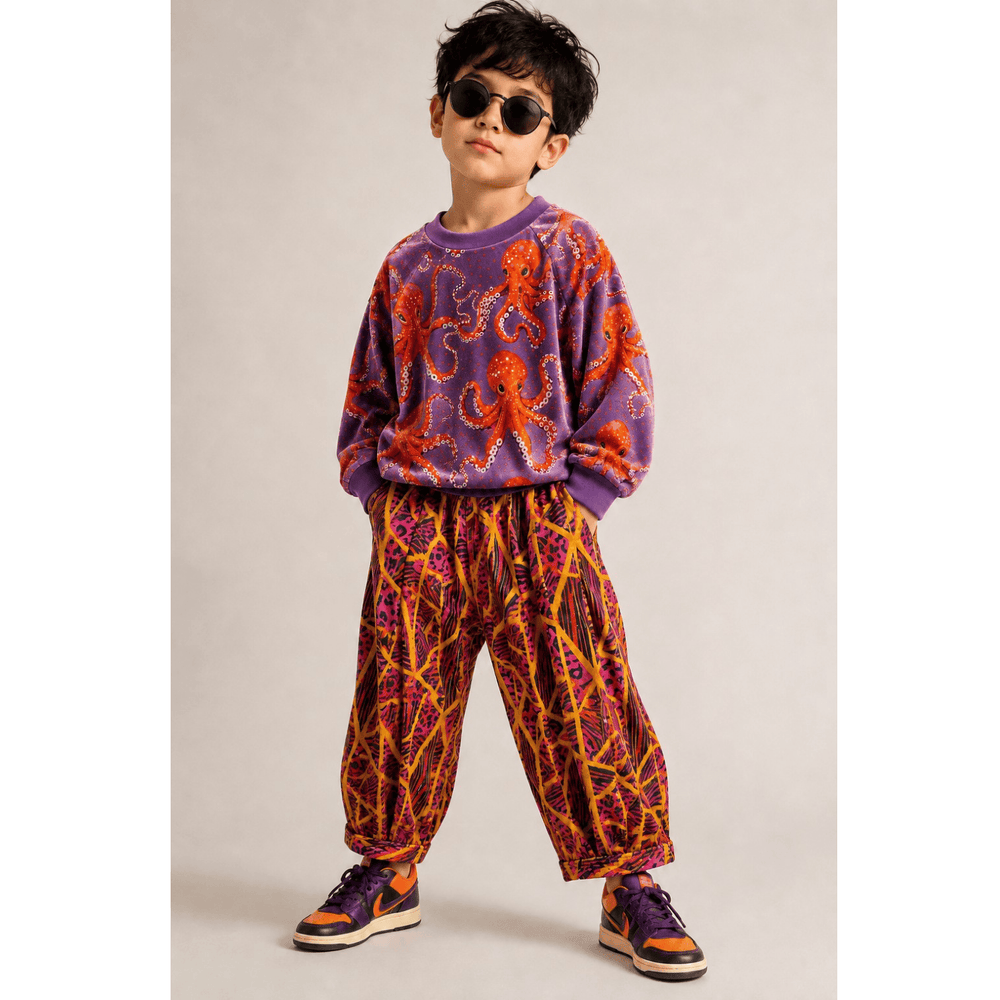 Best Day Ever Kids Baby & Toddler Tops Octo Party Velvet Pullover buy online boutique kids clothing