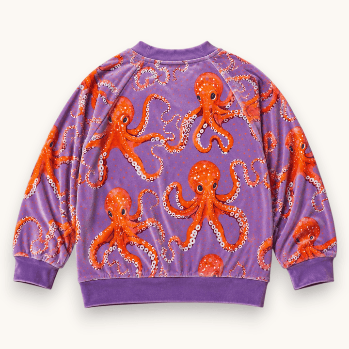 Best Day Ever Kids Baby & Toddler Tops Octo Party Velvet Pullover buy online boutique kids clothing