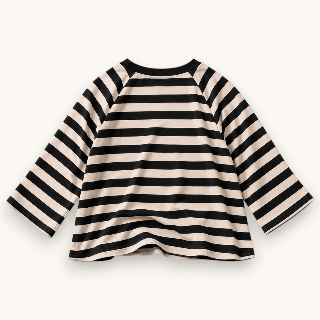 Best Day Ever Kids Baby & Toddler Tops Paris Stripe Raglan Tee buy online boutique kids clothing