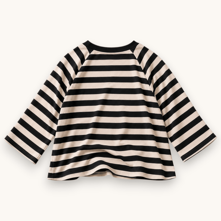 Best Day Ever Kids Baby & Toddler Tops Paris Stripe Raglan Tee buy online boutique kids clothing