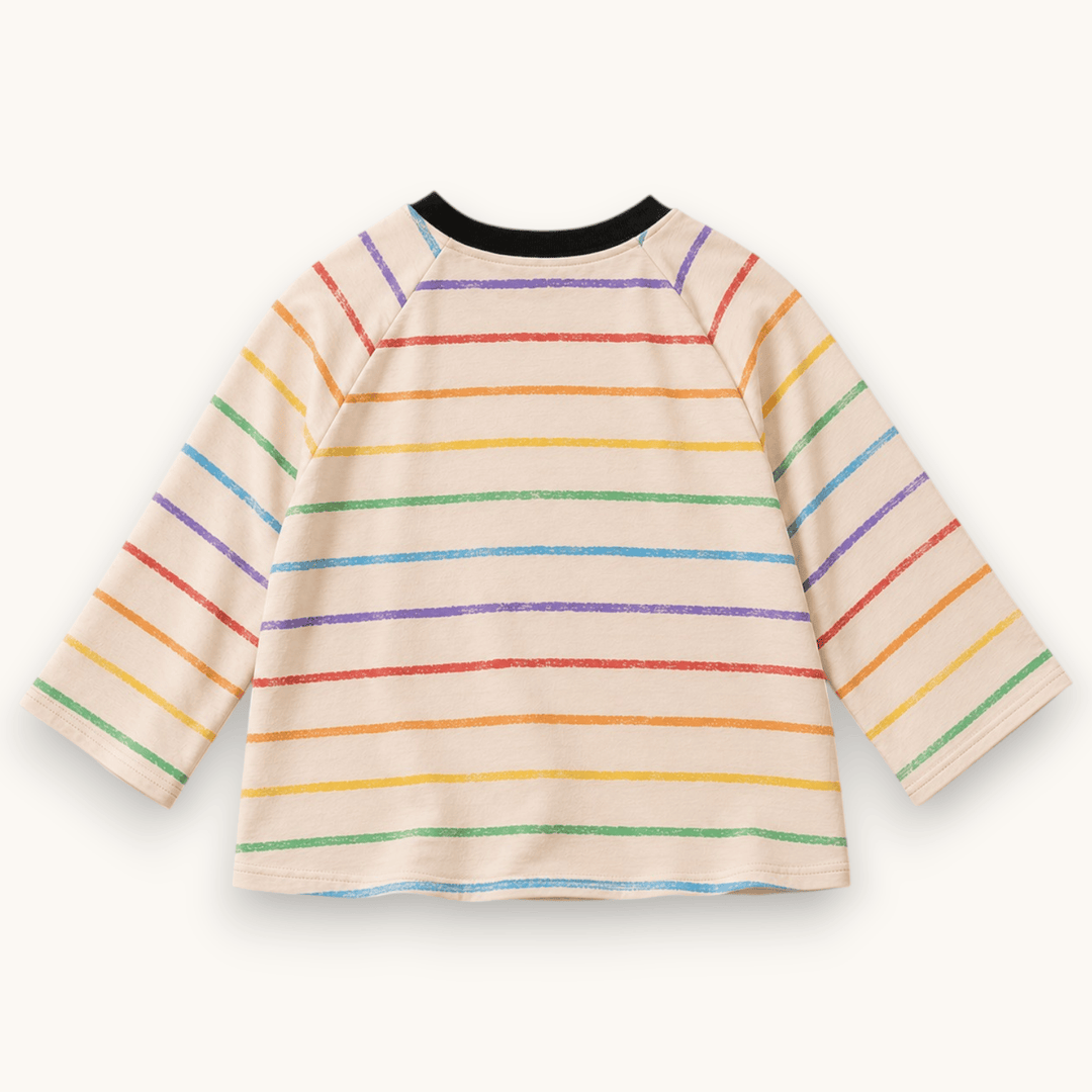 Best Day Ever Kids Baby & Toddler Tops Retro Crayon Stripe Tee buy online boutique kids clothing