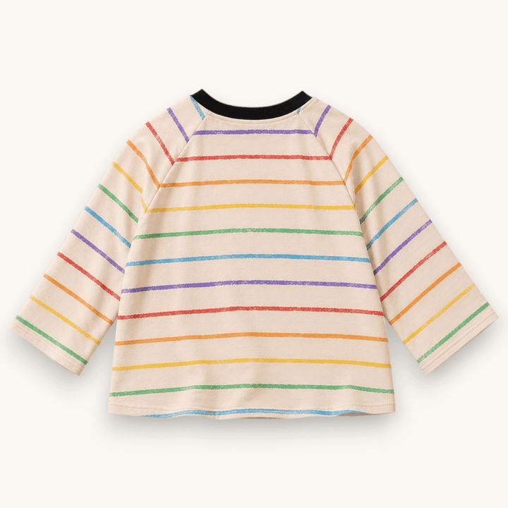 Best Day Ever Kids Baby & Toddler Tops Retro Crayon Stripe Tee buy online boutique kids clothing