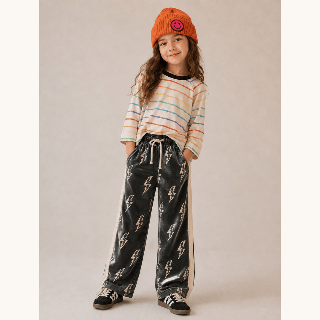 Best Day Ever Kids Baby & Toddler Tops Retro Crayon Stripe Tee buy online boutique kids clothing