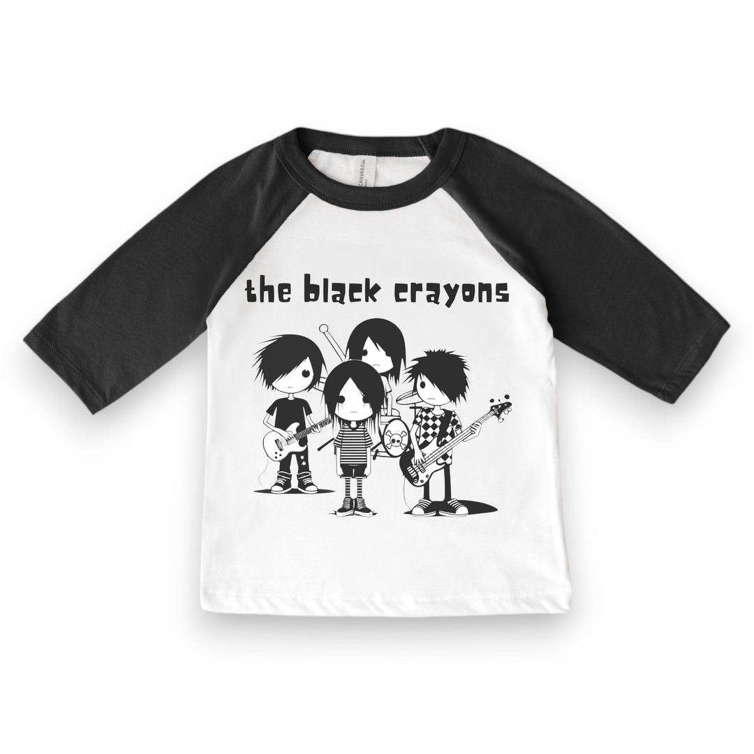 Best Day Ever Kids Baby & Toddler Tops The Black Crayons Band Tee buy online boutique kids clothing