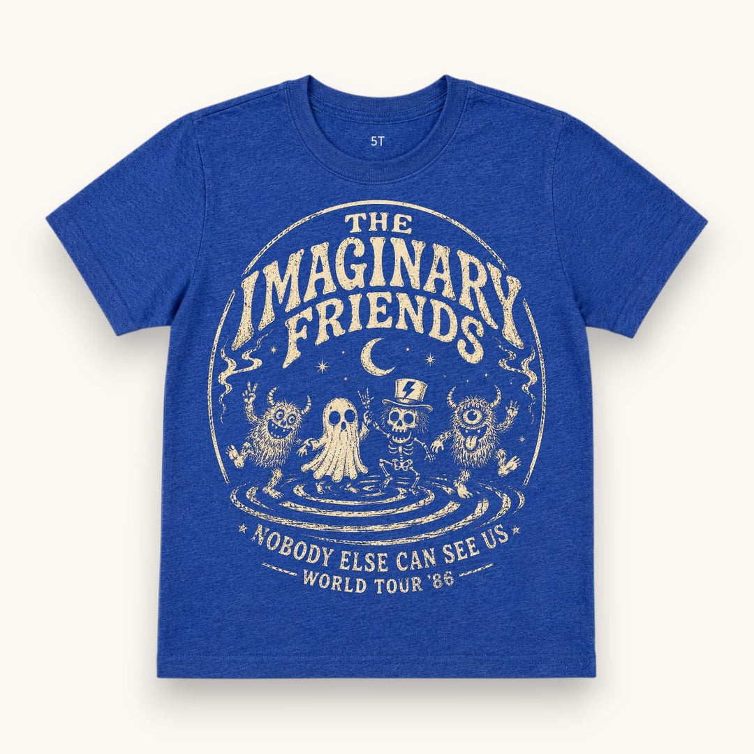 Best Day Ever Kids Baby & Toddler Tops The Imaginary Friends Vintage Band Tee buy online boutique kids clothing