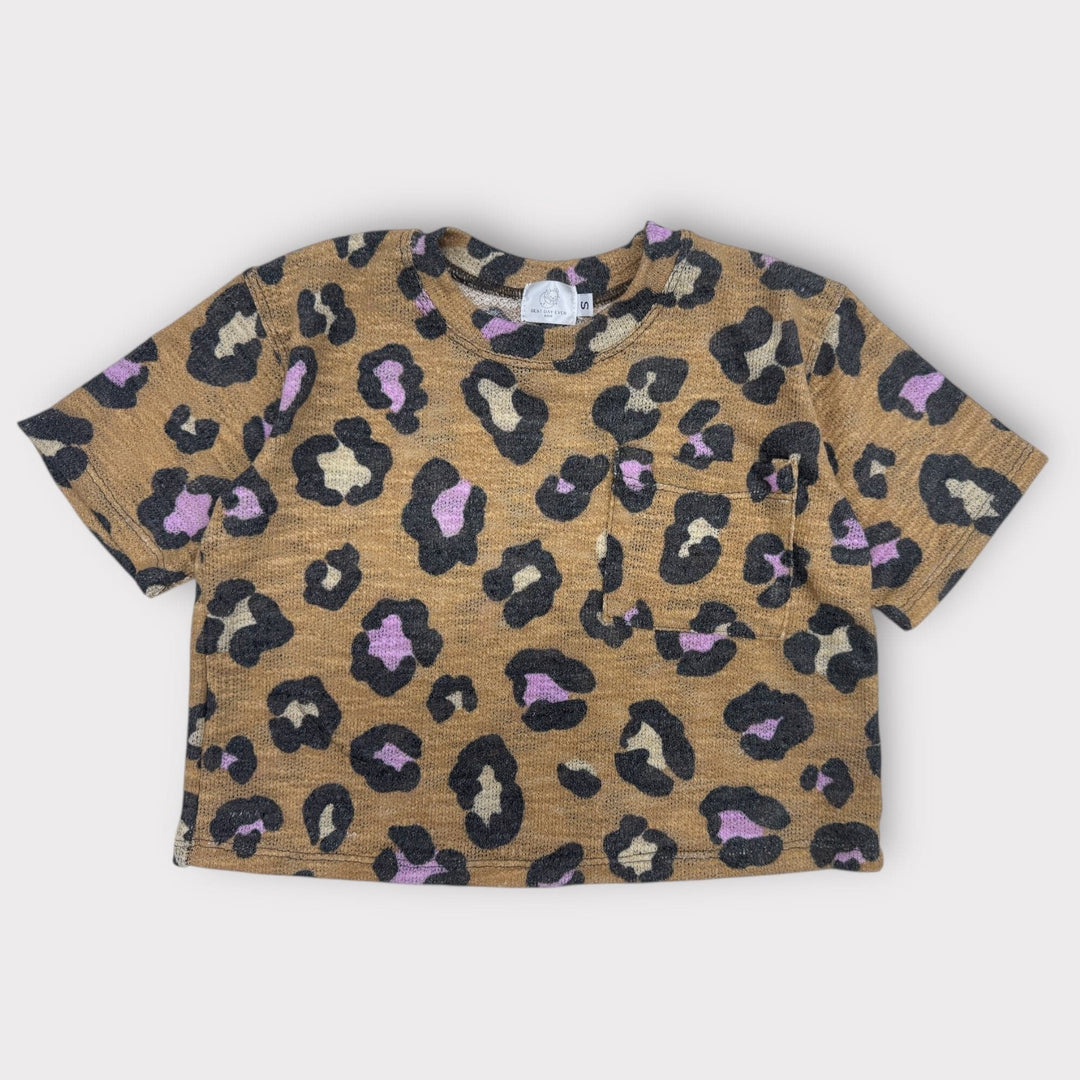 Best Day Ever Kids Baby & Toddler Tops The Lazy Leopard Pocket Tee buy online boutique kids clothing