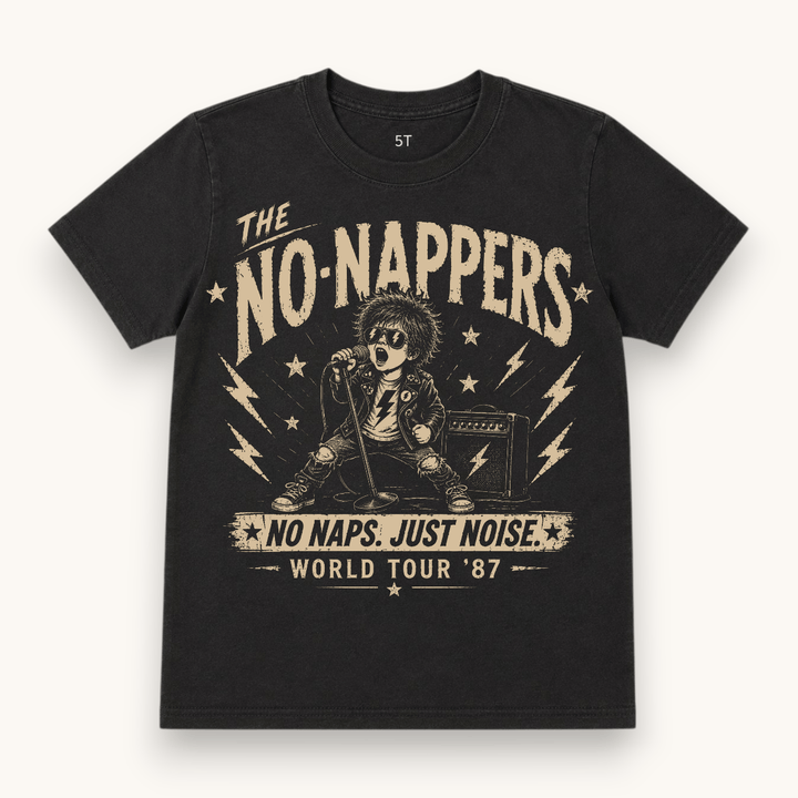 Best Day Ever Kids Baby & Toddler Tops The No-Nappers Vintage Band Tee buy online boutique kids clothing