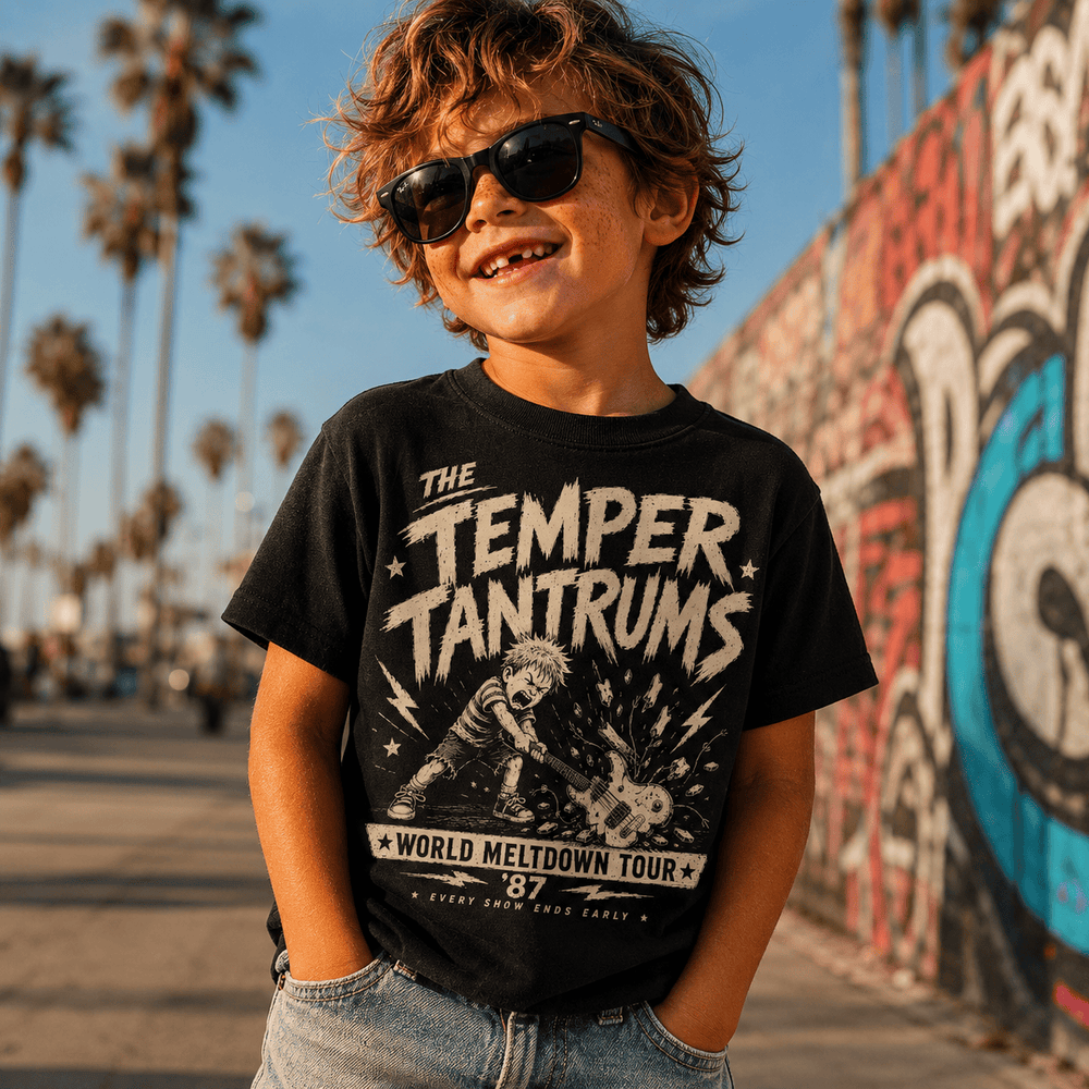 Best Day Ever Kids Baby & Toddler Tops The Temper Tantrums Vintage Band Tee buy online boutique kids clothing