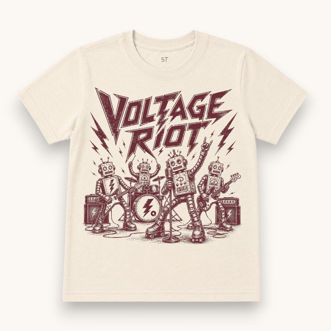 Best Day Ever Kids Baby & Toddler Tops Voltage Riot Vintage Band Tee buy online boutique kids clothing