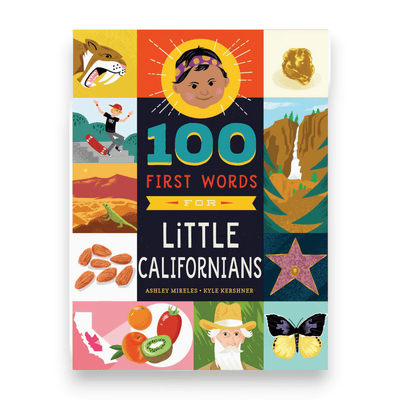 Best Day Ever Kids Books 100 First Words For Little Californians buy online boutique kids clothing