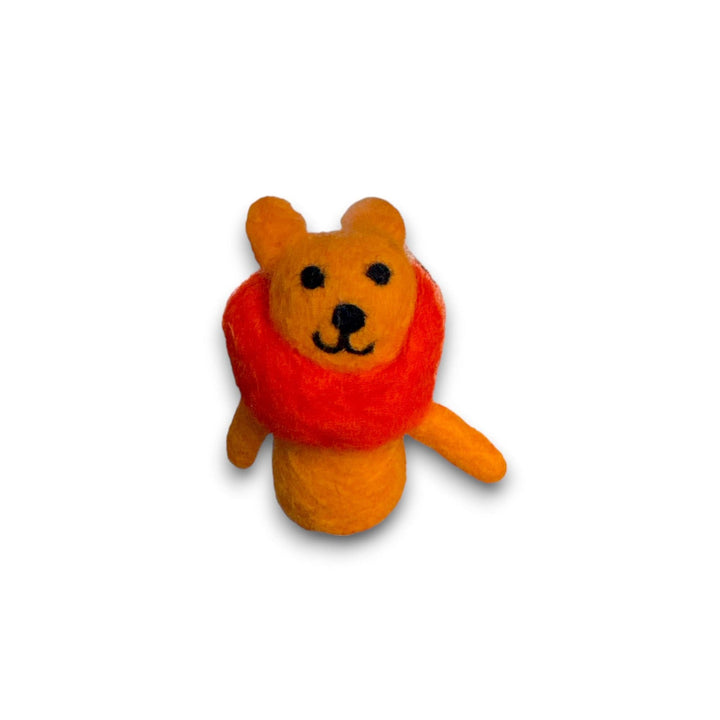 Best Day Ever Kids Educational Toys Lion Handmade Felt Finger Puppets buy online boutique kids clothing