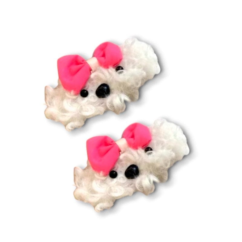 Best Day Ever Kids Hair Clips Fluffy Poodle Hair Clip Set buy online boutique kids clothing