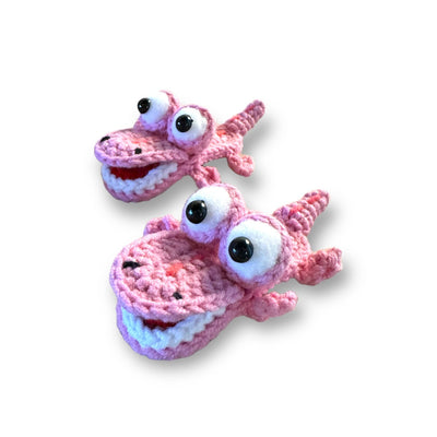 Best Day Ever Kids Hair Clips Hand Crocheted Alligator Hair Clip Set - Pink buy online boutique kids clothing
