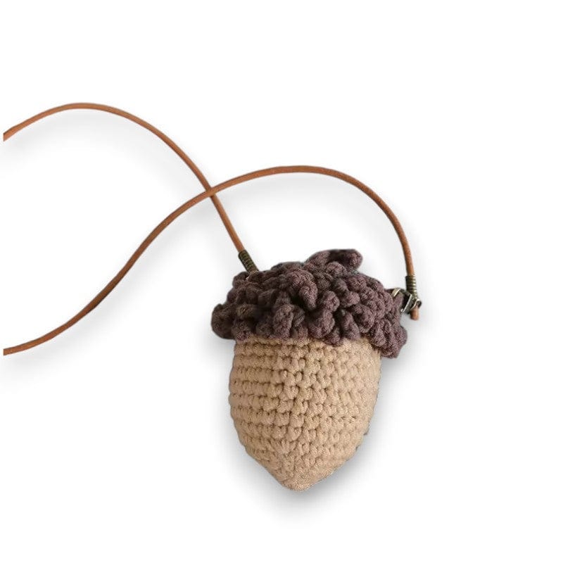 Best Day Ever Kids handmade crochet Acorn and Mushroom Crochet with Strap buy online boutique kids clothing