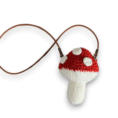 Best Day Ever Kids handmade crochet Acorn and Mushroom Crochet with Strap buy online boutique kids clothing