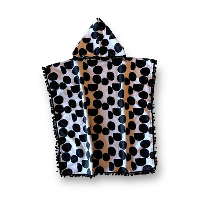 Best Day Ever Kids hooded towel Pom Pom Hoodie Towel - Pop Rocks buy online boutique kids clothing