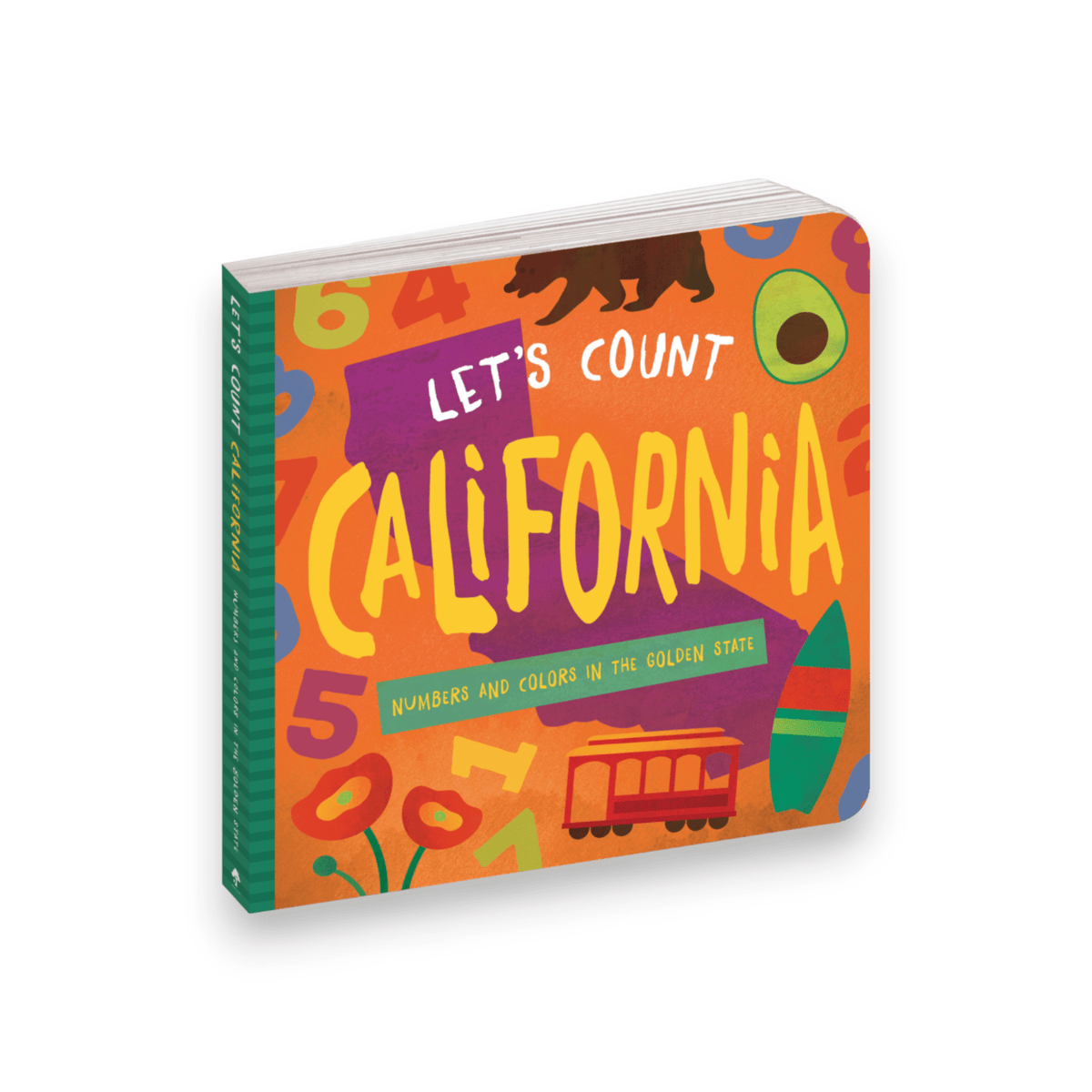 Let's Count California board book cover